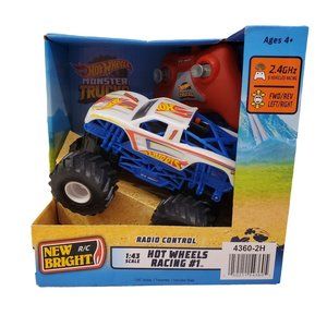 Hot Wheels Remote Control Monster Truck 1:43 Scale Remote Controlled Hot Wheels